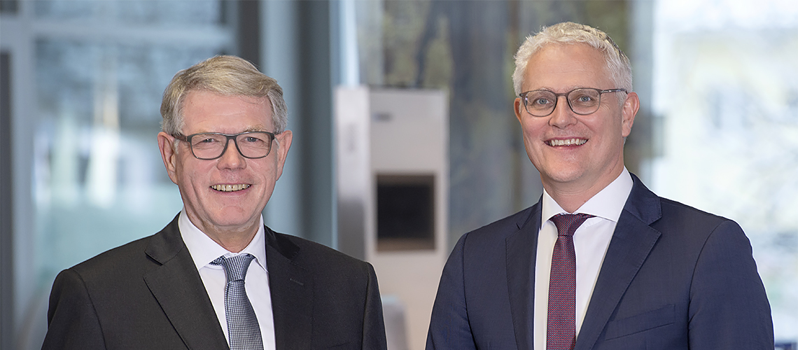 Albert M. Baehny (Chairman of the Board of Directors) and Christian Buhl (CEO)