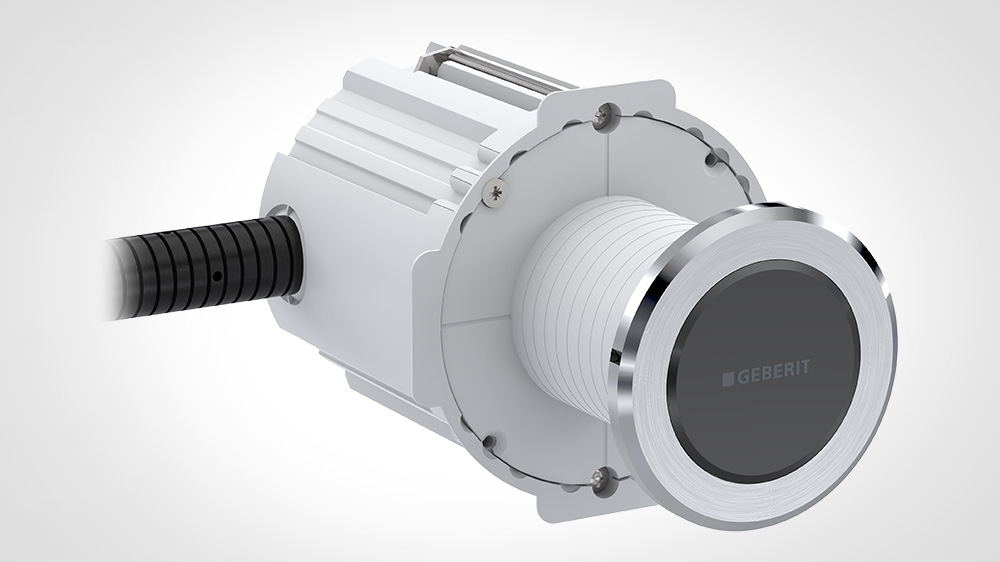 The Geberit infrared remote flush actuator type 10