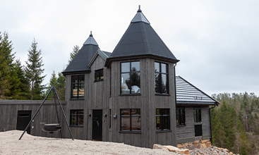 Fairytale-style holiday home in the forests of southern Norway