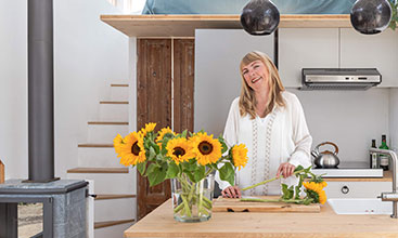 Marjolein Jonker, an expert and ambassador of the Tiny House movement in the Netherlands