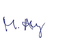 Signature of Martina Alig