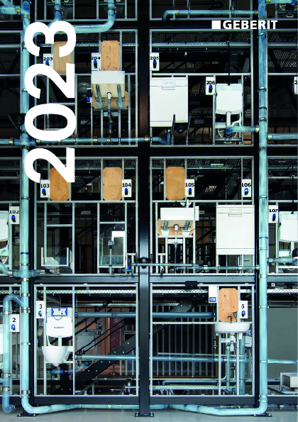 Cover of Geberit chronicle 2023