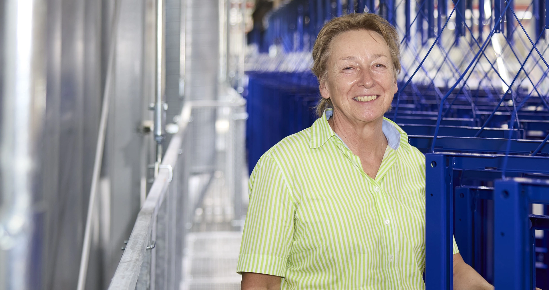 Quality, occupational safety, environmental management and a major construction project in between: Doreen Schrön-Müller is a woman for all occasions at the Geberit plant in Lichtenstein (DE).