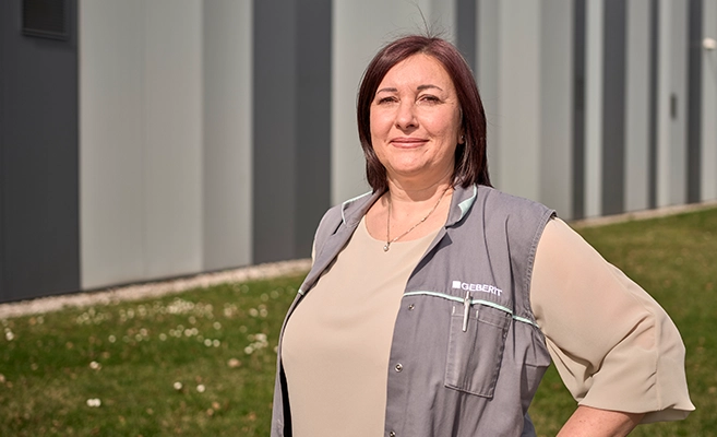 Nataša Iršič Bedenik has been Head of Production in Ruše (SI) since 2019. Contact with employees is particularly important to her in this management role. She does a lot to achieve this.