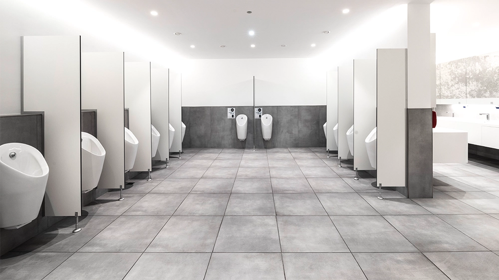 Geberit Connect is ideally suited to the operation of public sanitary facilities.