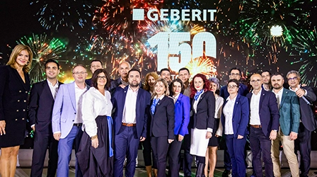 Reason to celebrate: Geberit marks its 150th anniversary in 2024 with over 70 events around the world for customers and employees.