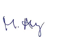 Signature of Martina Alig