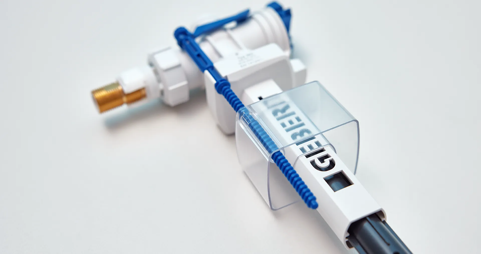 Picture of the new Type 383 fill valve, one of the quietest valves currently available on the market.&nbsp; (Photo)