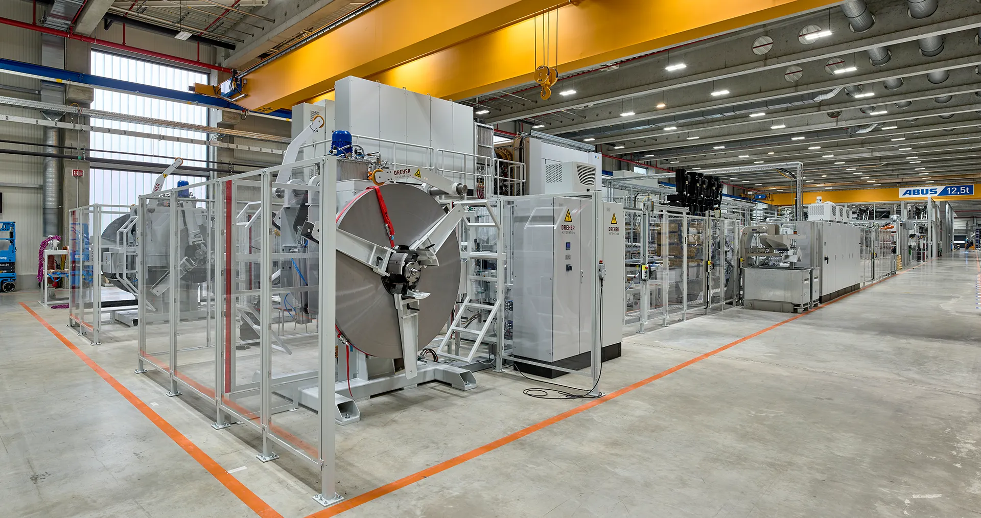 The new 160 meters long Duofix line in Lichtenstein. (Photo)