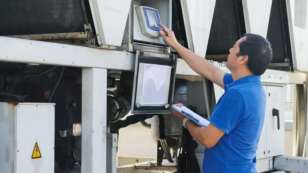 The buildings and machines are in good hands with the facility engineer. (Photo)