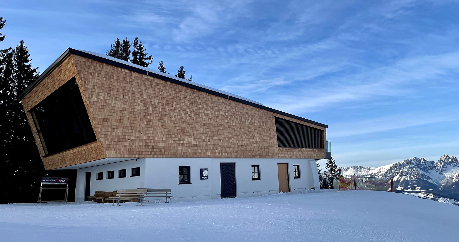 Das Starthaus des Skiclubs Kitzbühel ist frisch saniert.