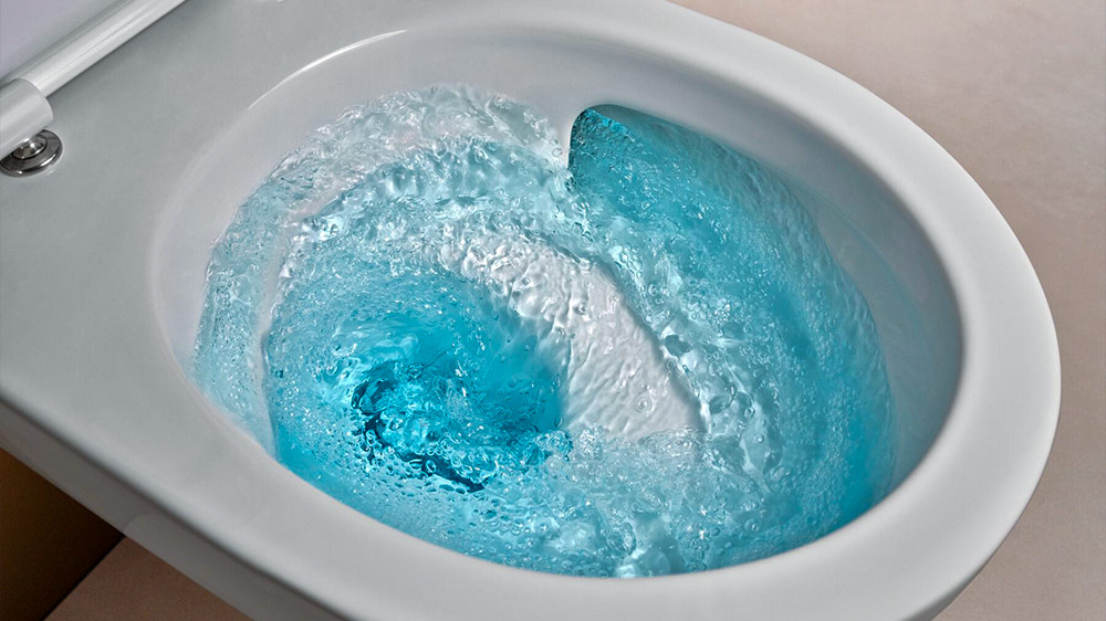 Geberit TurboFlush macht's möglich: Der dynamische Wasserwirbel sorgt für Sauberkeit im WC