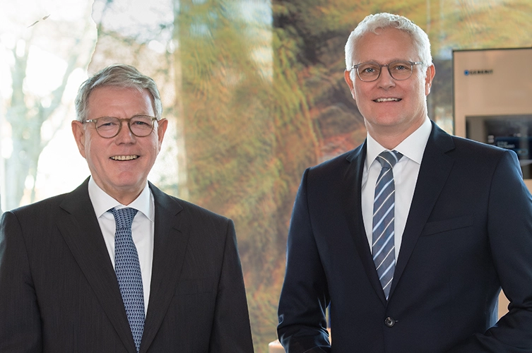 Albert M. Baehny, Verwaltungsratspräsident und Christian Buhl, CEO