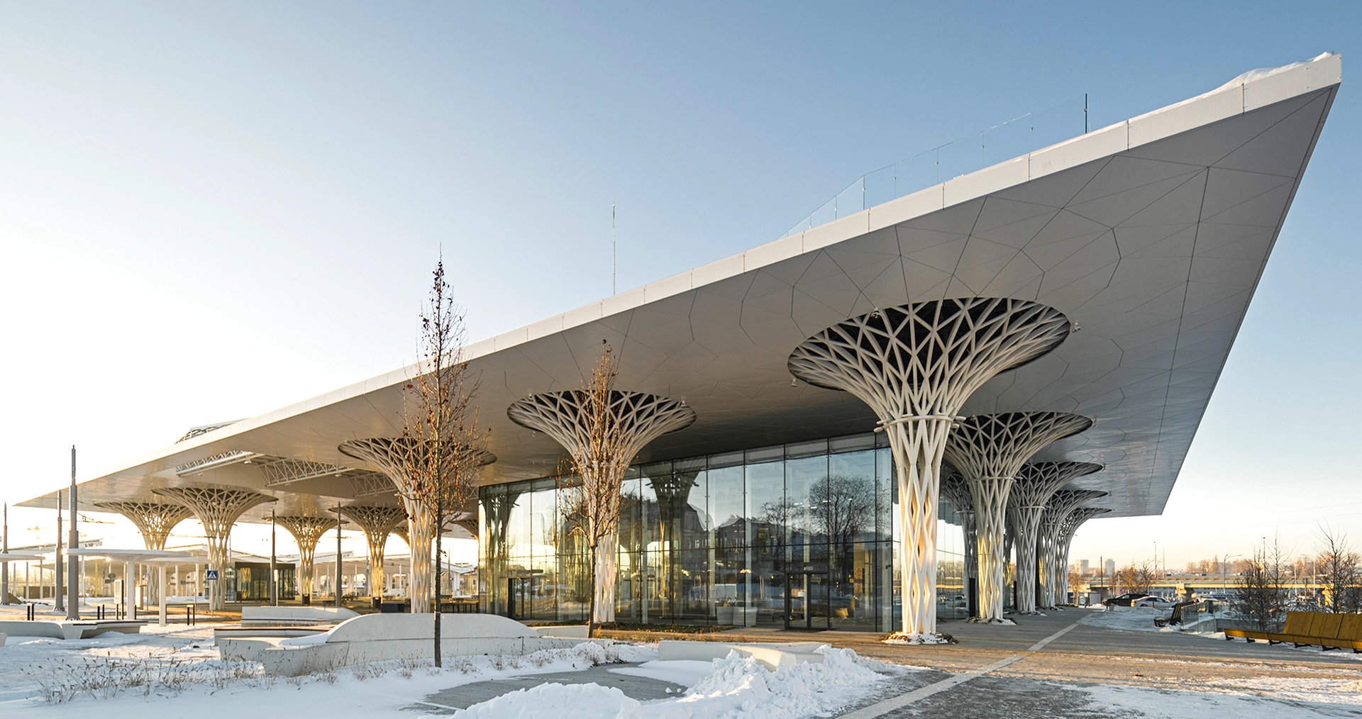 Das neue Bahnhofsgebäude im polnischen Lublin ist nicht nur funktional, sondern auch umweltverträglich gebaut – nicht zuletzt dank Geberit Produkten.