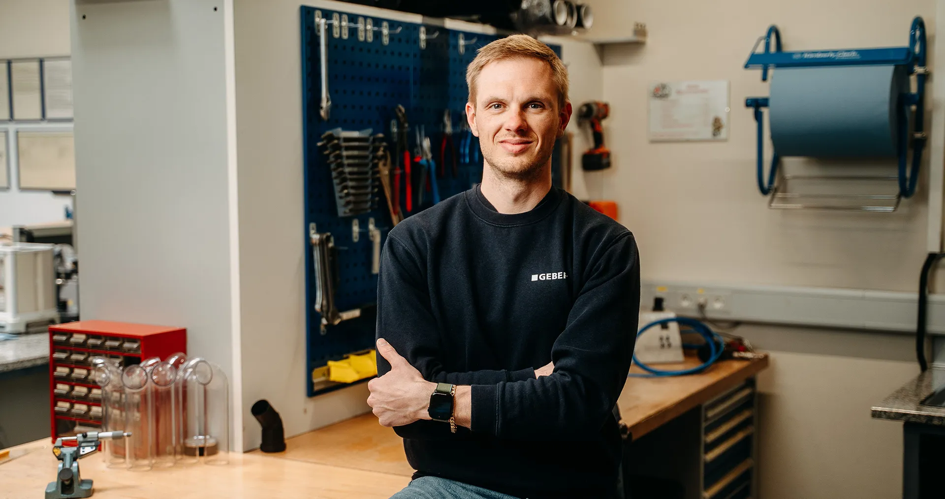 Patrick Grünbeck ist Kunststofftechniker im Produktionswerk in Pottenbrunn, Österreich. (Foto)