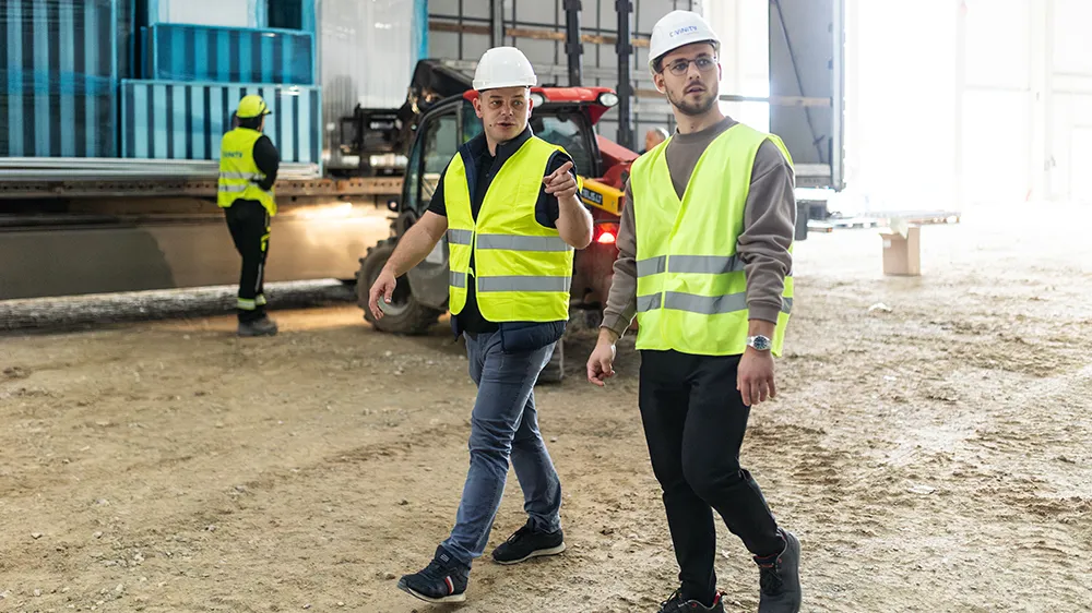 Ein regelmäßiger Besuch auf einer Baustelle, was besonders im hart umkämpften Projektgeschäft wichtig ist. (Foto)