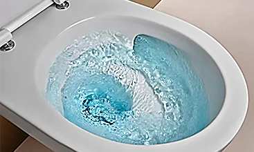 Geberit Acanto – das beste WC-Keramikgerät mit Rotationsspülung. (Foto)