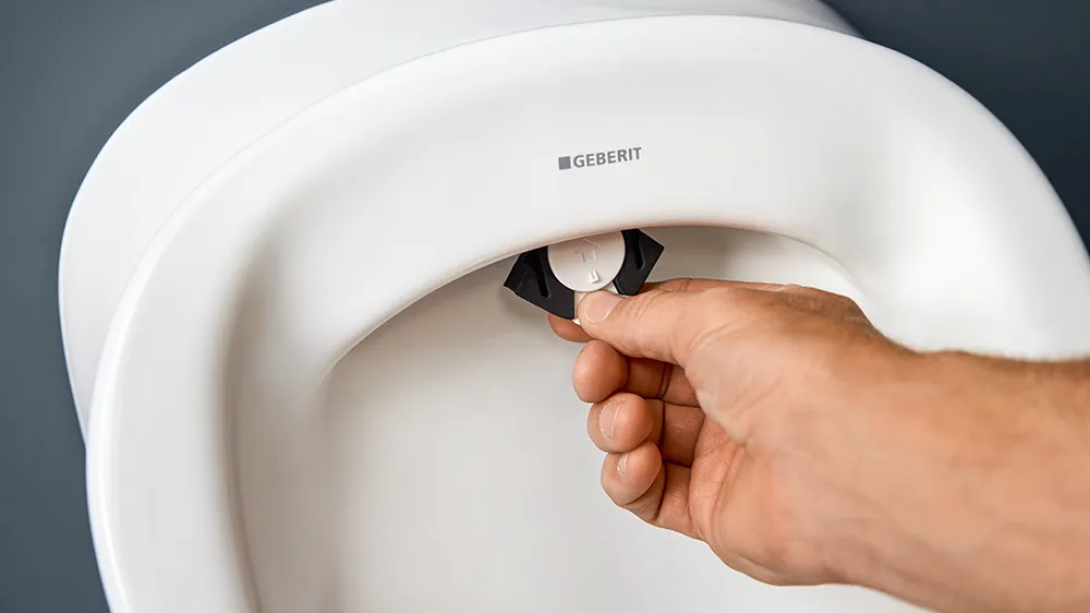 Der neu entwickelte Spülverteiler stellt sicher, dass nach der Spülung kein Wasser nachläuft. (Foto)