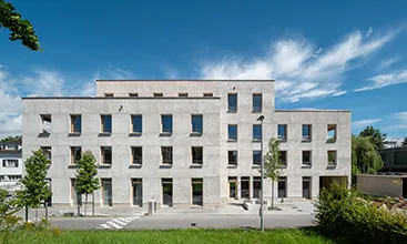 Das Mehrfamilienhaus Openly Valley in Widnau, Schweiz, ist das größte Hanfhaus Europas. (Foto)