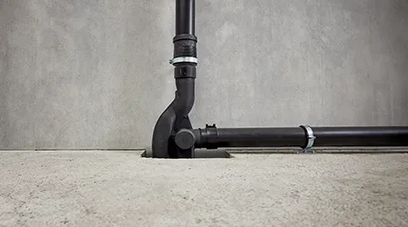 Das Geberit Silent-db20- Entwässerungssystem.&nbsp; (Foto)