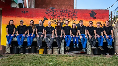 Hai Zhu, der erste Arbeiter am einzigen Produktionsstandort in China. (Foto)